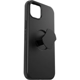 OtterBox Symmetry Series iPhone 15 Plus Drop Proof Case with OtterGrip - MagSafe Compatible - Black