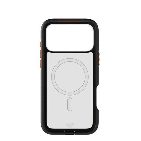 iPhone 17 Pro Max Tech21 EVO Pro Case with Lanyard - MagSafe Compatible - Transparent / Black