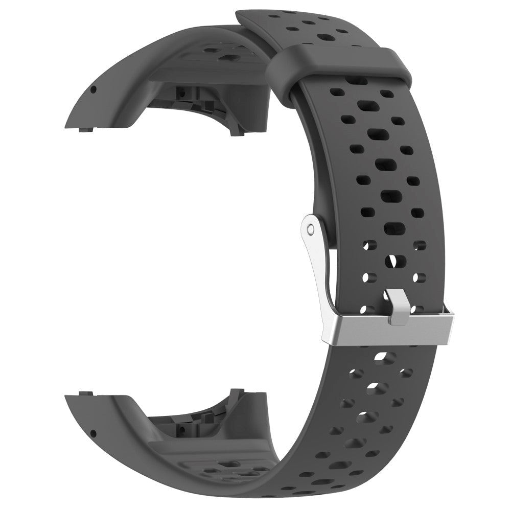 Polar M430 w. holes Silicone Strap - Grey