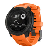 Garmin Instinct 22mm Silicone Strap w. Pins - Orange