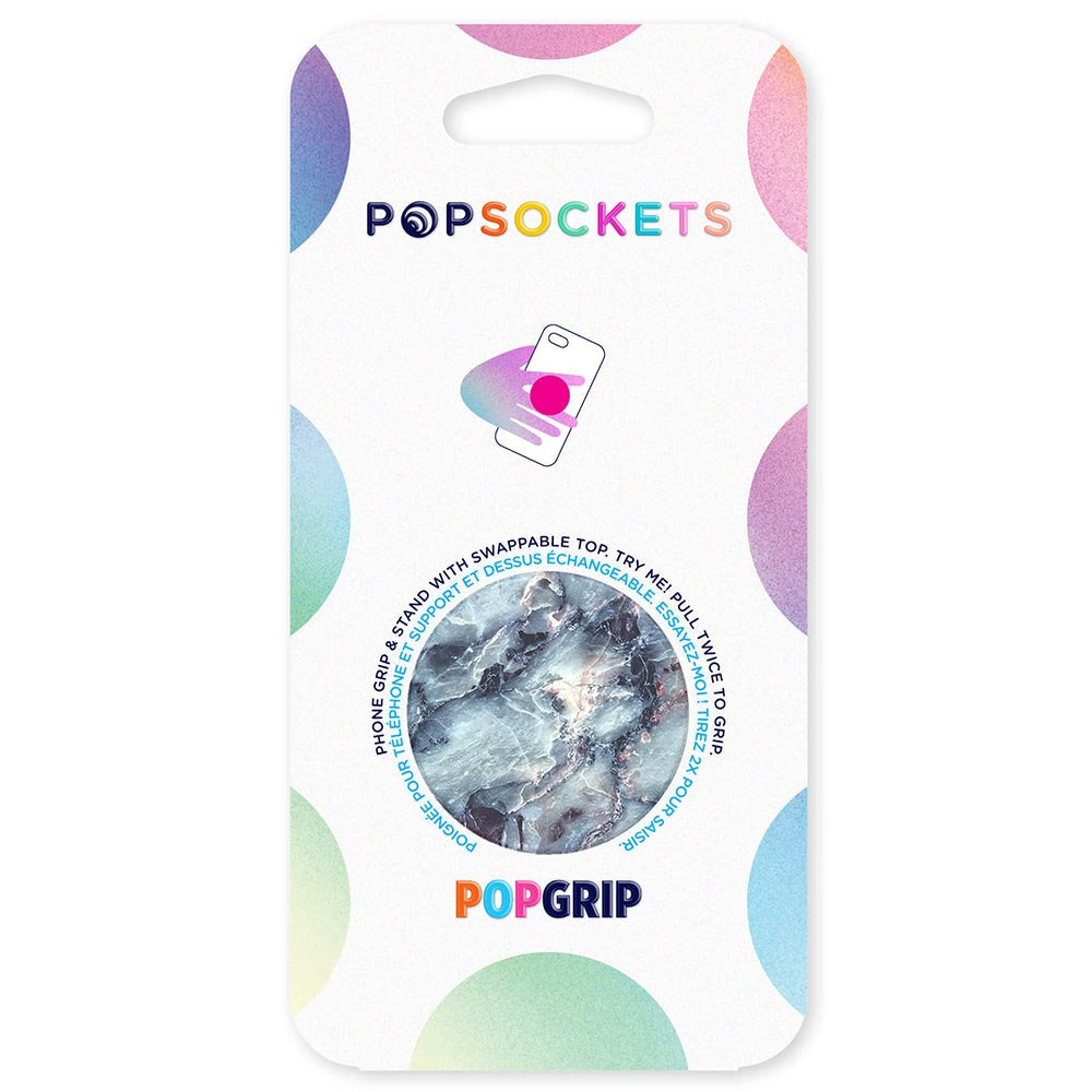 POPSOCKETS PopGrip Blue Marble Removable Grip with Stand Function