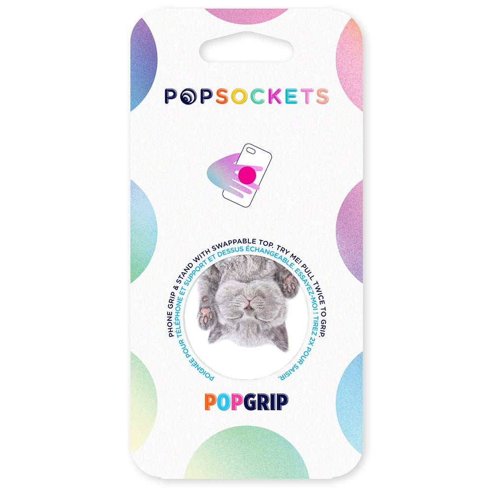 POPSOCKETS PopGrip Cat Nap Removable Grip with Stand Function