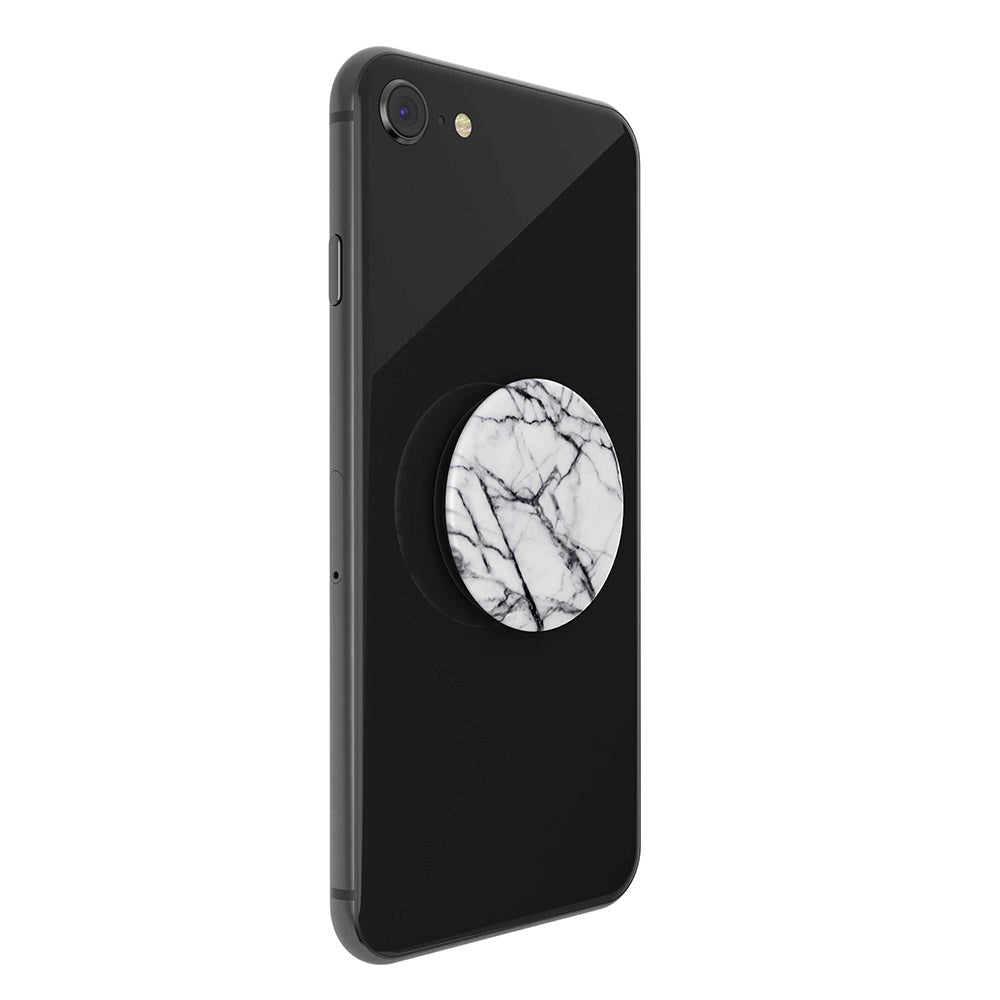 POPSOCKETS PopGrip Dove White Marble Removable Grip with Stand Function