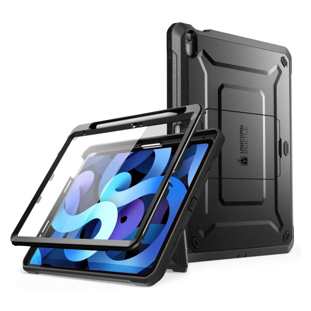 iPad 10.9" (2022) Tough Case - SupCase Unicorn Beetle Pro Case w. Protective Film - Black