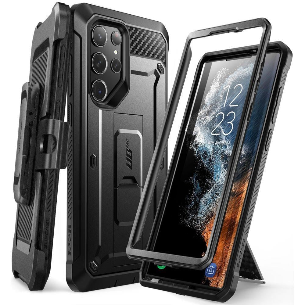 Samsung Galaxy S23 Ultra SUPCASE Unicorn Beetle Pro Tough Case - Svart