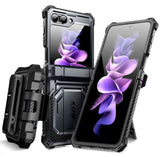 Samsung Galaxy Z Flip 5 i-Blason Armorbox Case - Drop Proof Case with Screen Protection - Black