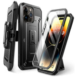 iPhone 15 Pro Max SUPCASE Unicorn Beetle Pro Tough Case w. Screen Protector - Black