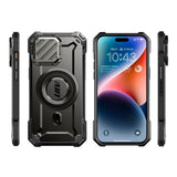 iPhone 15 Pro Max SUPCASE Unicorn Beetle XT Mag Tough Case w. Screen Protector - MagSafe Compatible - Black