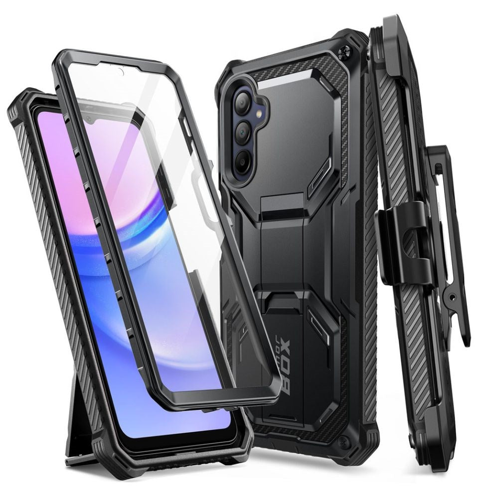 Supcase IBLSN Armorbox Samsung Galaxy A15 / A15 (5G) Mobile Cover - Black