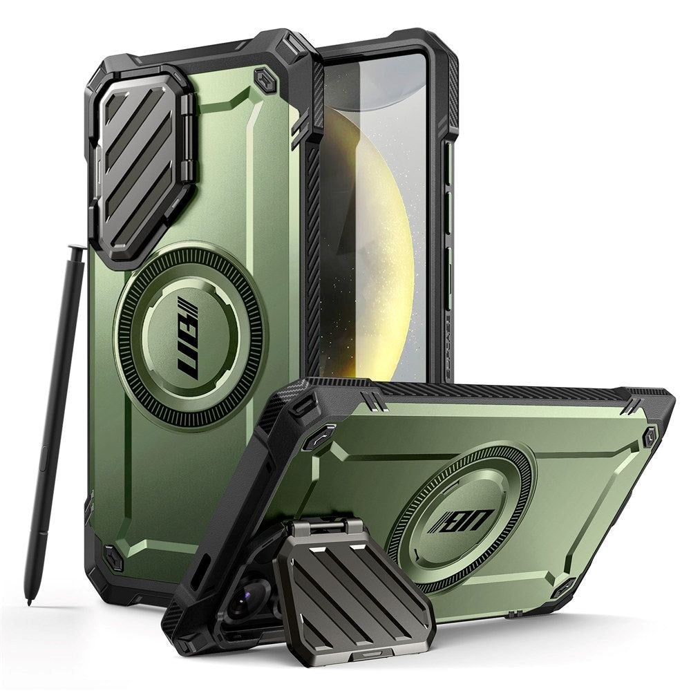 Supcase Unicorn Beetle XT Mag Samsung Galaxy S25 Ultra Case - MagSafe Compatibel - Green