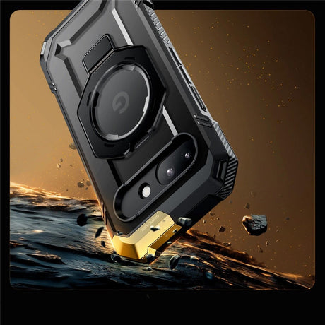 Supcase Unicorn Beetle Grip Google Pixel 9a Case - MagSafe Compatible - Transparent / Black