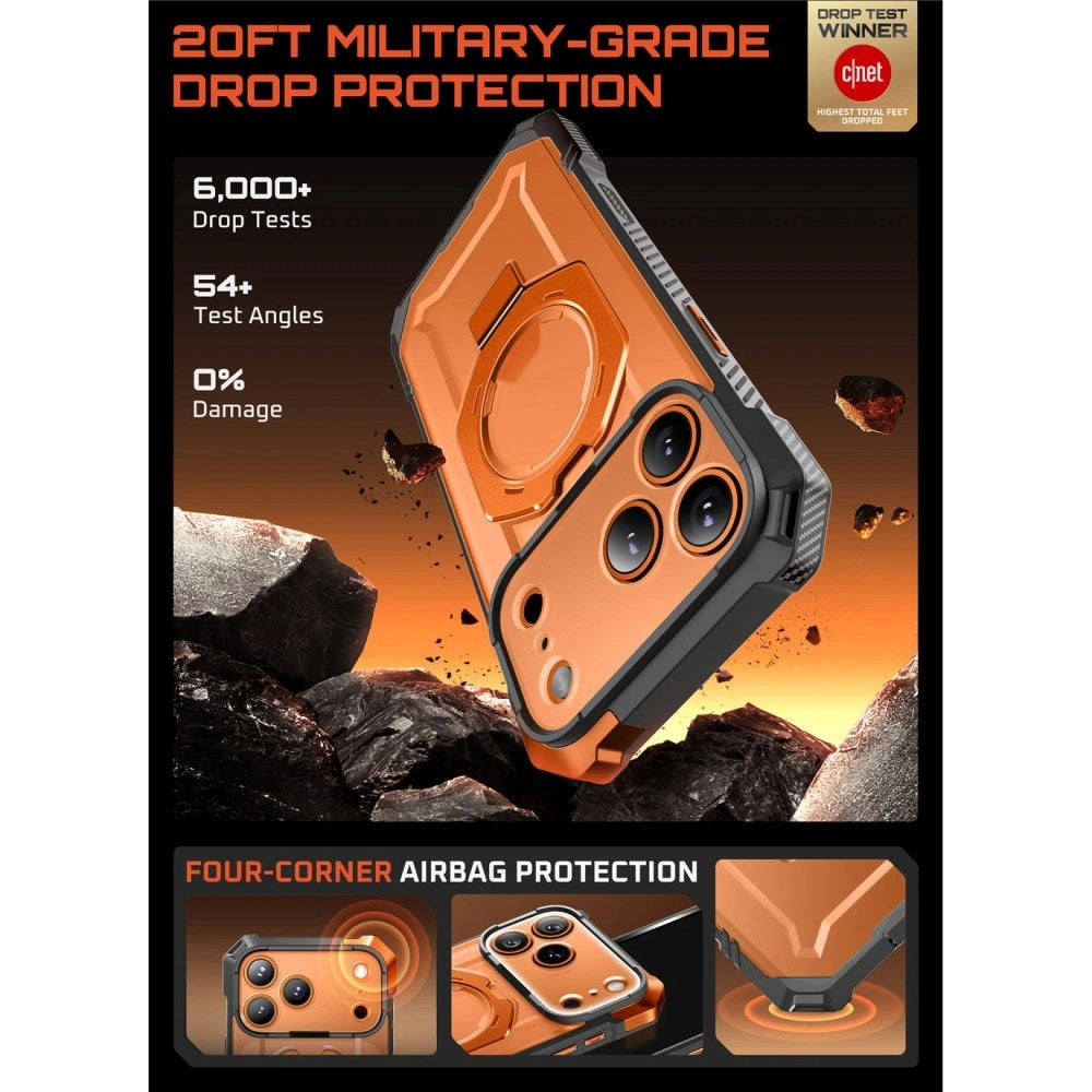 Supcase Unicorn Beetle iPhone 17 Pro Case – Magsafe - Orange