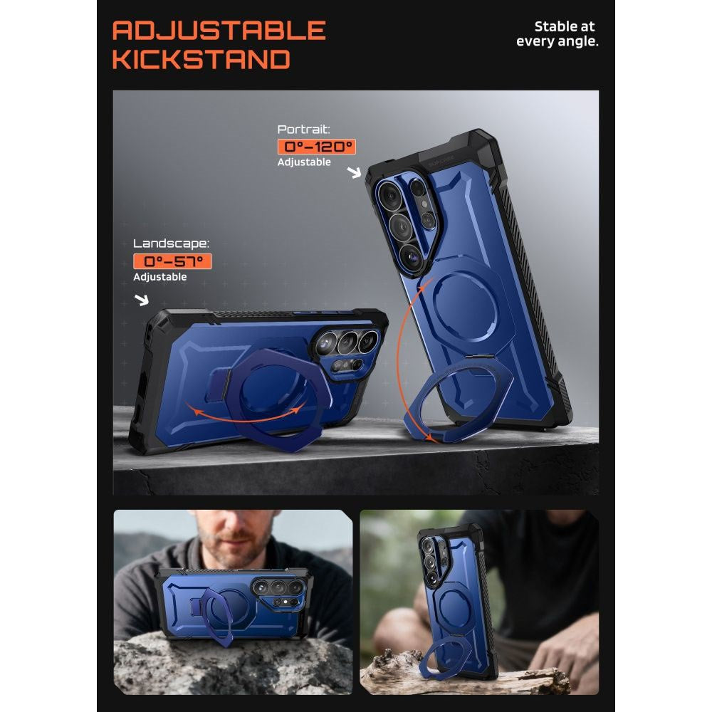 Samsung Galaxy S26 Ultra SUPCASE UB Grip Mag Case - MagSafe Compatible - Blue