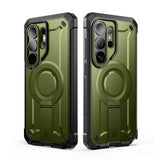 Samsung Galaxy S26 Ultra SUPCASE Unicorn Beetle Pro Mag Case with 2x Front Frame - MagSafe Compatible - Green