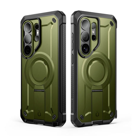 Samsung Galaxy S26 Ultra SUPCASE Unicorn Beetle Pro Mag Case with 2x Front Frame - MagSafe Compatible - Green