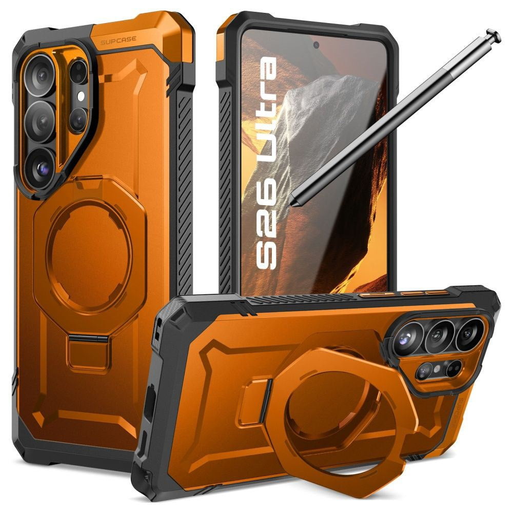Samsung Galaxy S26 Ultra SUPCASE UB Grip Mag Case - MagSafe Compatible - Orange