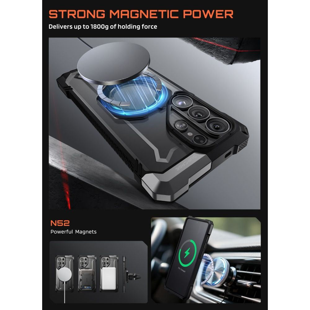 Samsung Galaxy S26 Ultra SUPCASE UB Grip Mag Case - MagSafe Compatible - Black