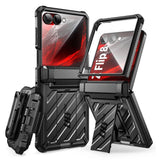 Samsung Galaxy Z Flip8 Supcase Unicorn Beetle Pro Case w. Kickstand - Black