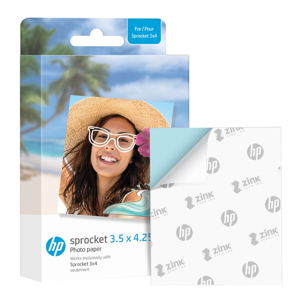 HP Sprocket (3x4) Photo Paper 8,9 x 10,8 cm - 20 pcs.