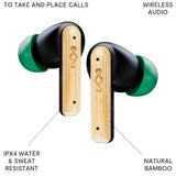 House of Marley Little Bird True Wireless In-Ear Headphones - Black