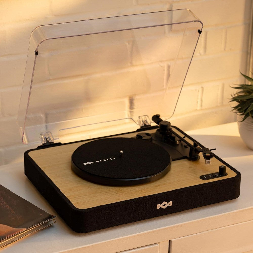 House of Marley Revolution Turntable - Black / Light Bamboo