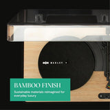 House of Marley Revolution Turntable - Black / Light Bamboo