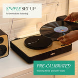 House of Marley Revolution Turntable & Speaker - Black / Light Bamboo
