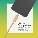 House of Marley Smile Jamaica USB-C In-Ear Headphones - Copper
