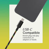 House of Marley Smile Jamaica USB-C In-Ear Headphones - Rasta