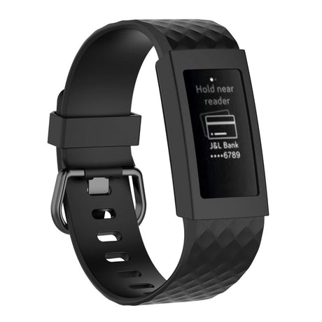 Fitbit Charge 3 Silicone Case - Black