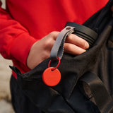 Chipolo POP Bluetooth GPS Tracker - Compatible with Apple Find My & Google's Find My Device - Red
