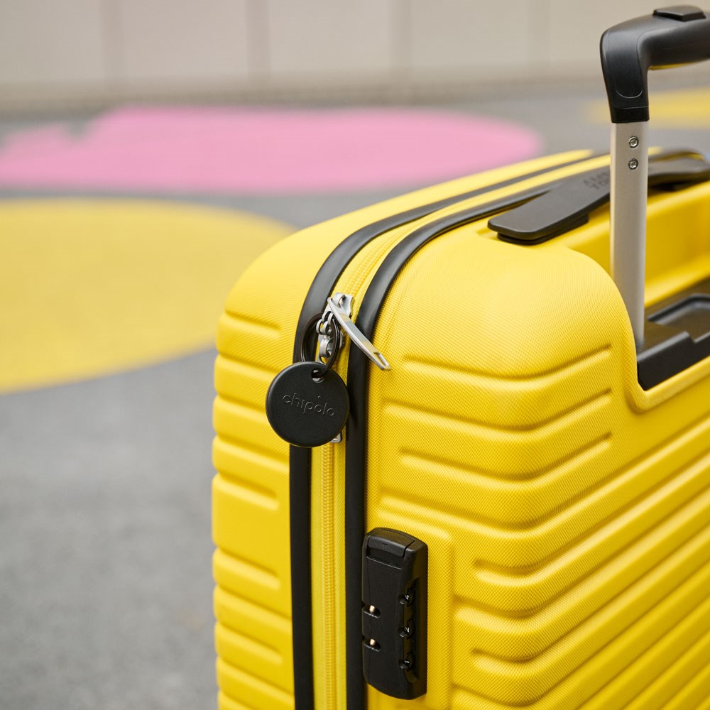 Chipolo POP Bluetooth GPS Tracker - Compatible with Apple Find My & Google's Find My Device - 4 Pcs. - Black