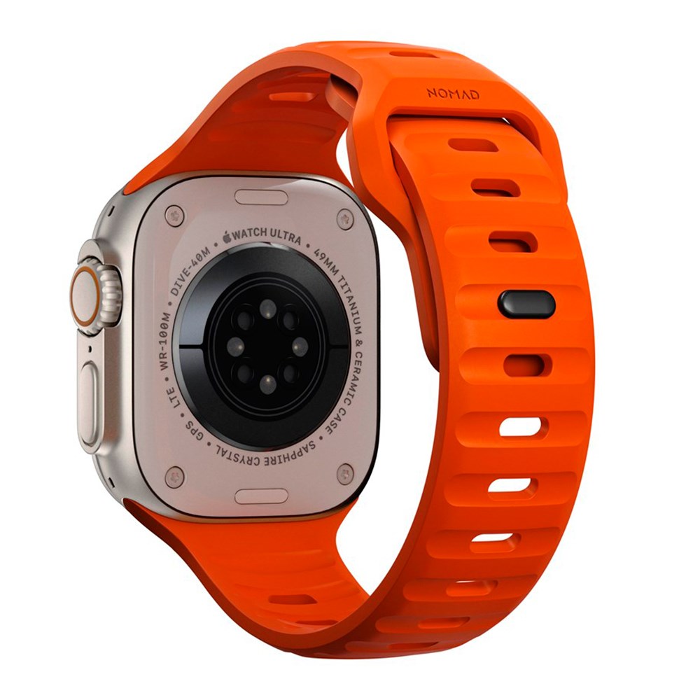 Nomad Apple Watch (42/44/SE/45/46/49mm) Sport Band Strap - Ultra Orange