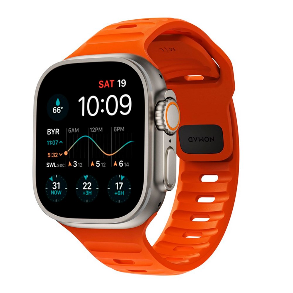 Nomad Apple Watch (42/44/SE/45/46/49mm) Sport Band Strap - Ultra Orange