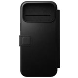 iPhone 18 Pro Nomad Modern Leather Folio Case - MagSafe Compatible - Black