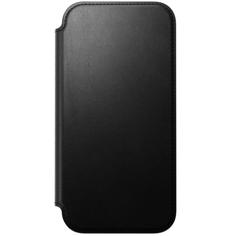iPhone 18 Pro / 17 Pro Nomad Modern Leather Folio Case - MagSafe Compatible - Black
