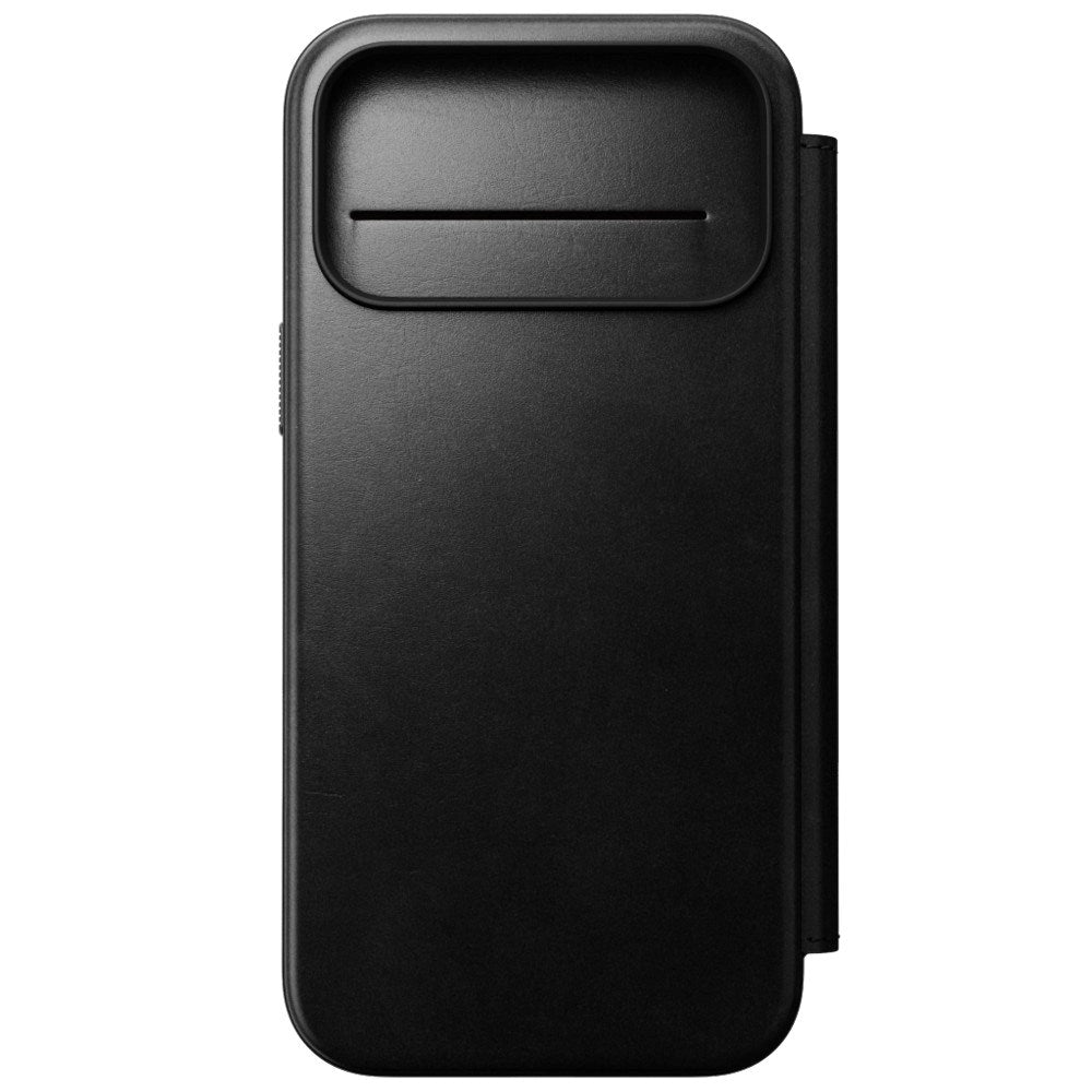 iPhone 18 Pro Nomad Modern Horween Leather Folio Case - MagSafe Compatible - Black