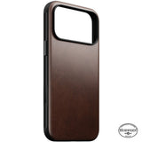 iPhone 18 Pro Nomad Modern Horween Leather Case - MagSafe Compatible - Rustic Brown
