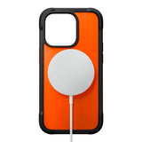 iPhone 14 Pro Nomad Rugged Case - MagSafe Compatible - Orange / Black