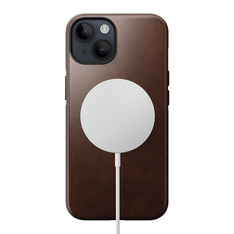 iPhone 14 Modern Nomad Horween Leather Case - MagSafe Compatible - Brown