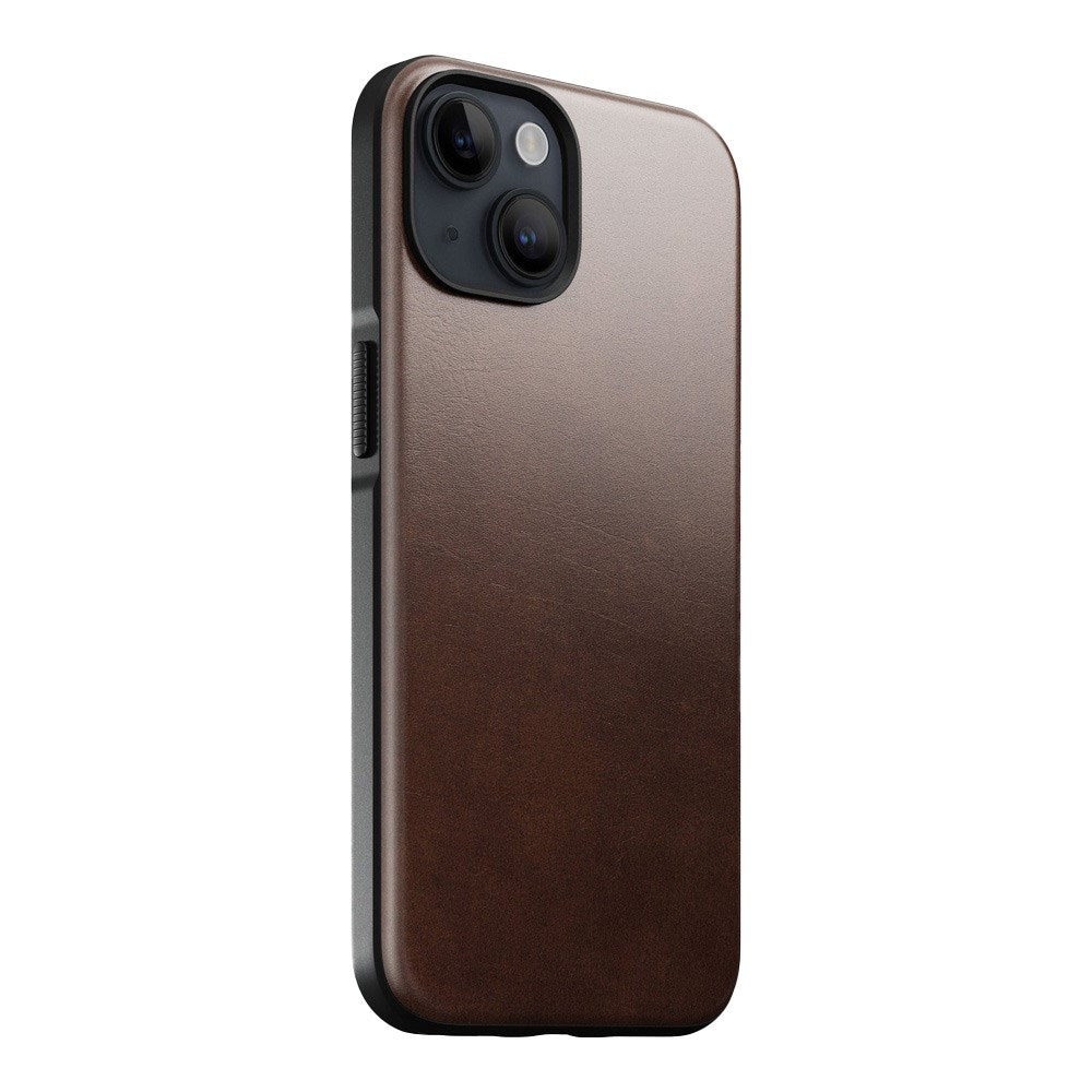 iPhone 14 Modern Nomad Horween Leather Case - MagSafe Compatible - Brown