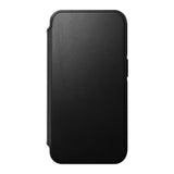 iPhone 14 Pro Nomad Modern Leather Folio Case - MagSafe Compatible - Black