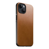 iPhone 14 Nomad Modern Leather Case - MagSafe Compatible - Tan