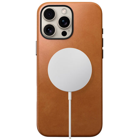 iPhone 16 Nomad Pro Traditional Leather Case - MagSafe Compatible - Tan