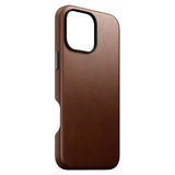 iPhone 16 Nomad Pro Max Traditional Leather Case - MagSafe Compatible - Brown