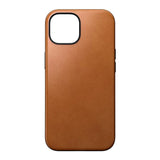 iPhone 15 Nomad Modern Leather Case - MagSafe Compatible - Tan