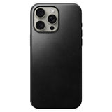 iPhone 15 Pro Max Modern Nomad Horween Leather Case - MagSafe Compatible - Black