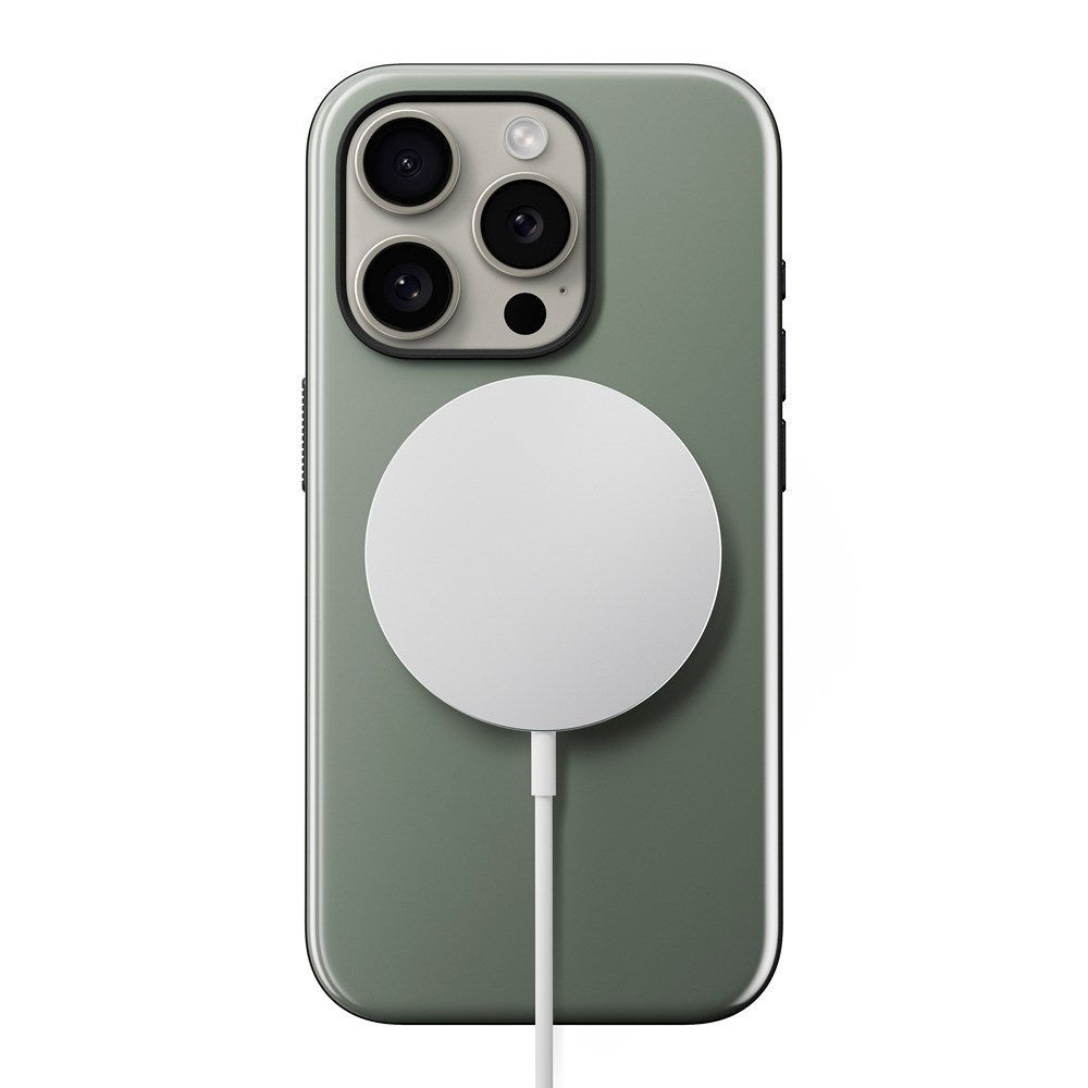 iPhone 15 Pro Nomad Sport Case - MagSafe Compatible - Moss Green