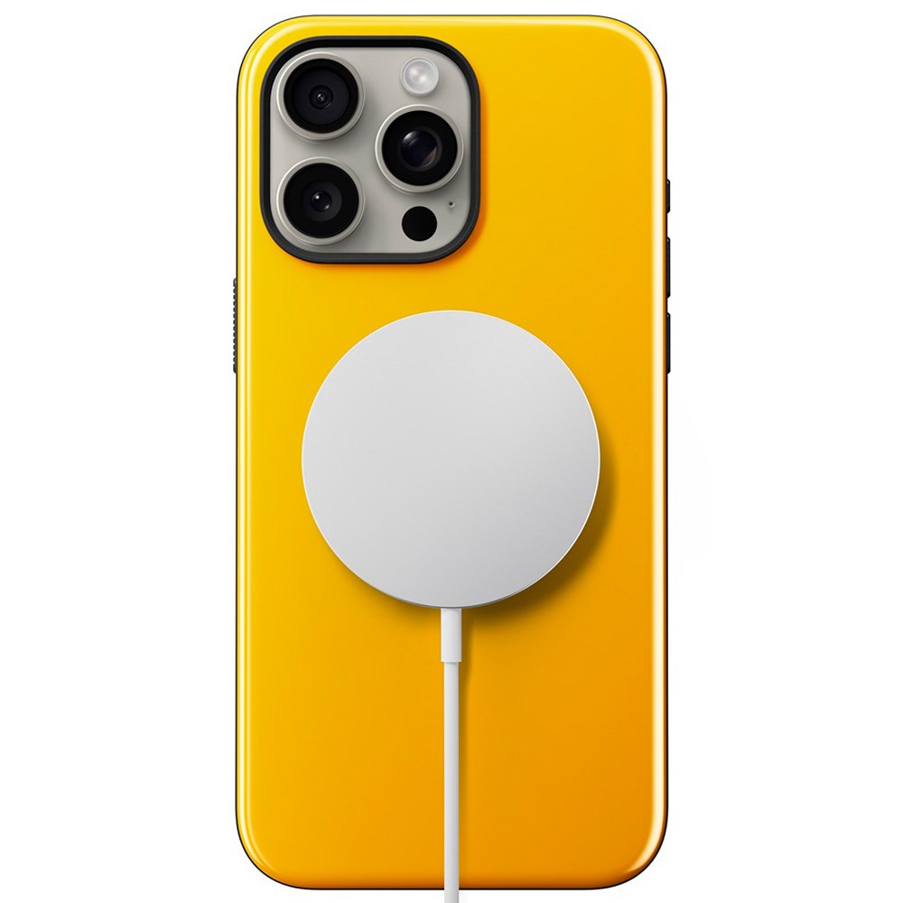 iPhone 15 Pro Max Nomad Sport Case - MagSafe Compatible - Yellow