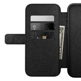 iPhone 16 Pro Max Nomad Modern Leather Folio Case - MagSafe Compatible - Black